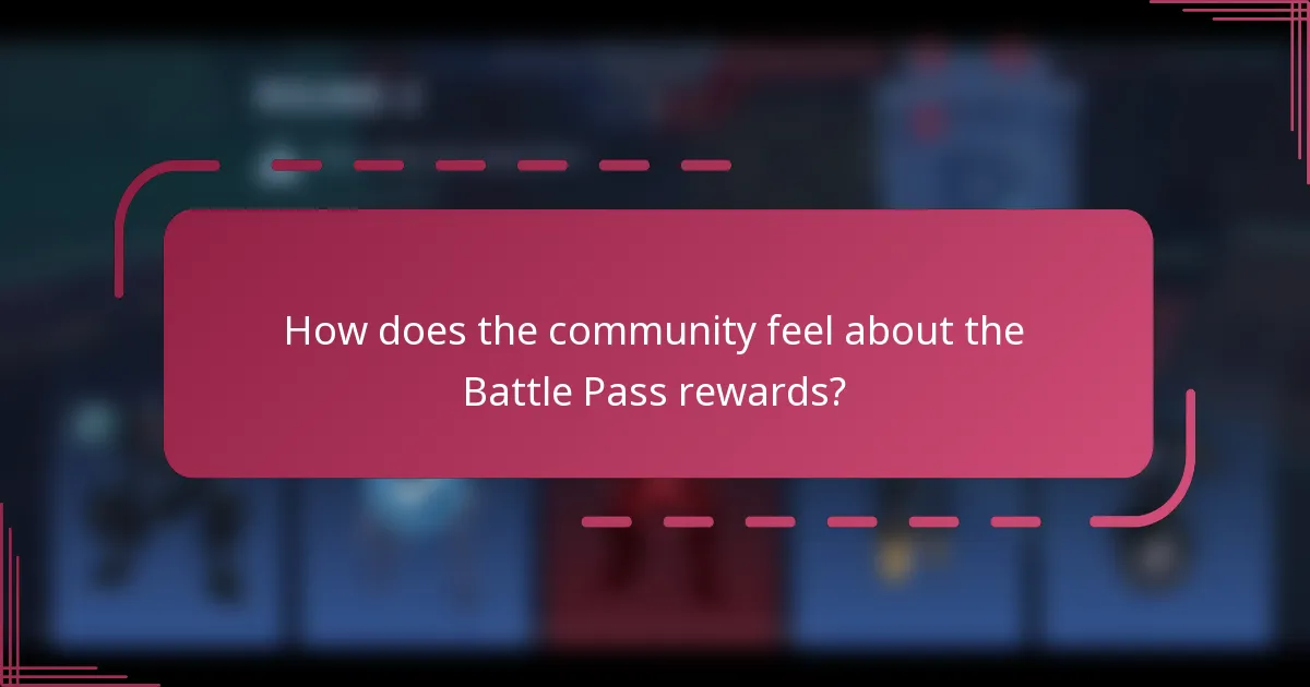 How does the community feel about the Battle Pass rewards?